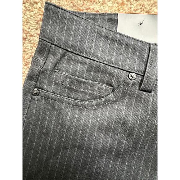 Women's Dress Pants, DKNY, XXL, Black Pinstripe, Stretch, NWT, Pull On - Picture 3 of 11